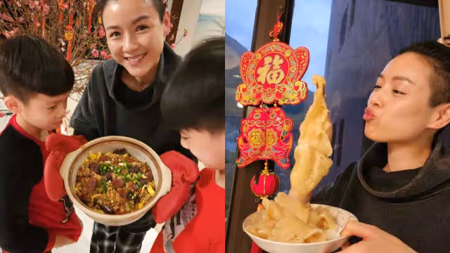 陳茵媺為家人炮製新年晚餐　網民大讚：完美人妻