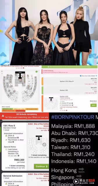 BLACKPINK 3月赴馬來西亞開唱!黃牛票竟被炒到五位數