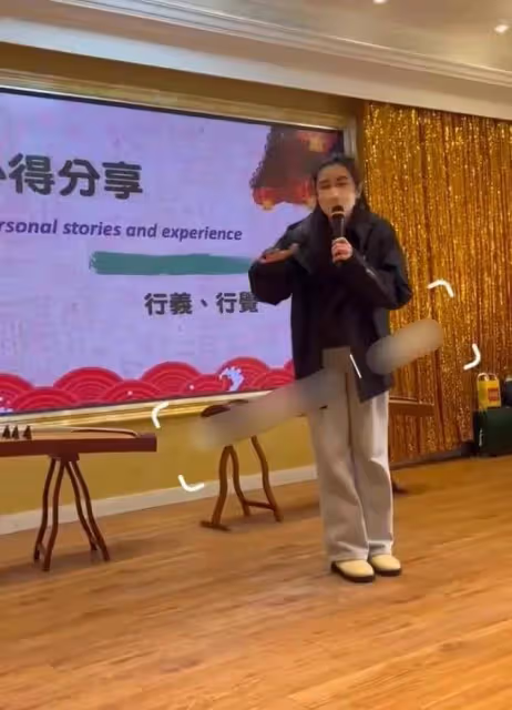 王祖賢新年參加活動刻意減肥很緊張,看似修行,實則仍未遠離紅塵