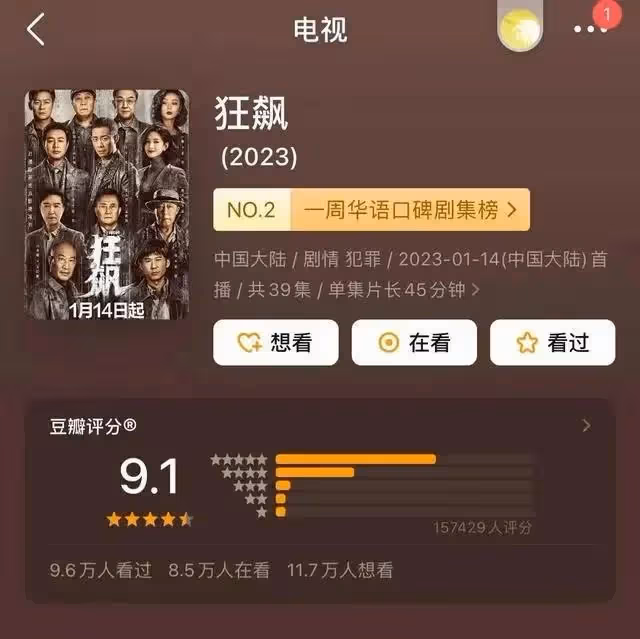 狂飆7個冷知識:原定張譯演高啟強,楊洋演安欣,李一桐戲份被刪