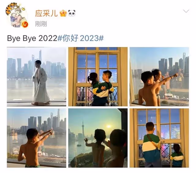 Jasper公主抱弟弟超寵溺，兄弟倆很有愛，應采兒曬倆兒子溫馨日常