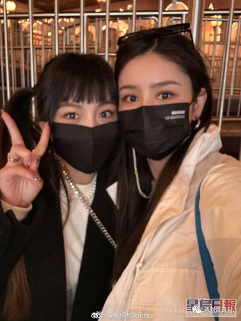 林峰抱女游主題樂園老婆爭坐BB車!張馨月曬巨型鑽戒大到網民狂問幾卡