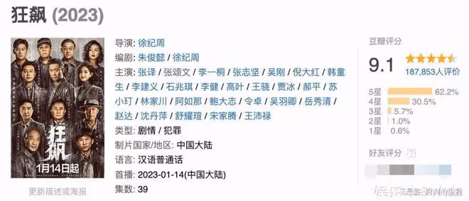 《狂飆》內幕?歐陽娜娜出軌?《滿江紅》起訴沈逸翻車?