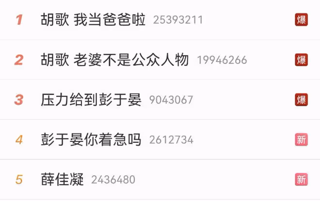 胡歌結婚生女引爆熱搜,老婆正面照或曝光,疑月初進月子中心待產