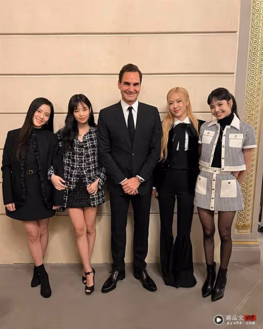 「網壇傳奇」緊張同框BLACKPINK「靦腆燦笑」球迷笑虧:成就解鎖!
