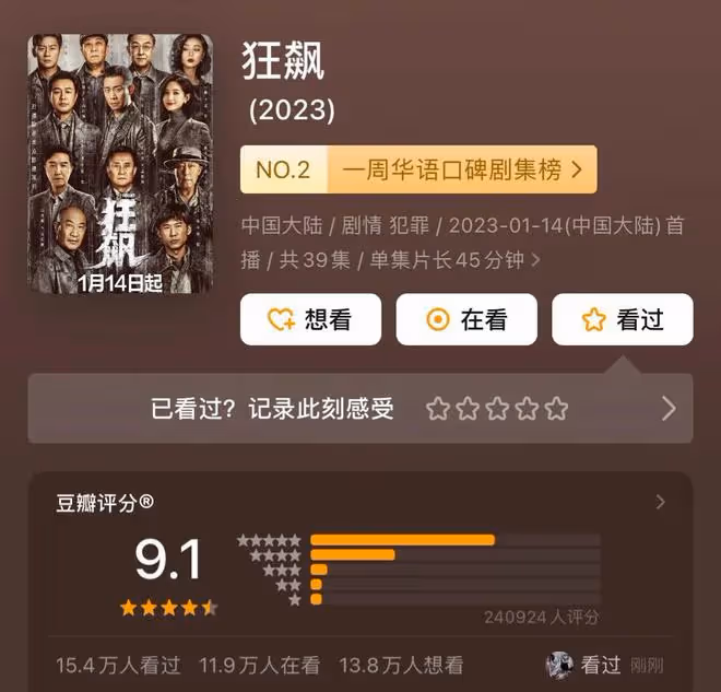 《狂飆》5個黃金配角,少了他們劇情好看減半,演起來個個是狠人