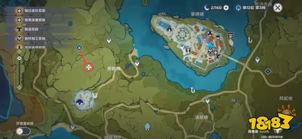 原神蒙德地靈龕位置大全 蒙德全部地靈龕鑰匙位置分布圖