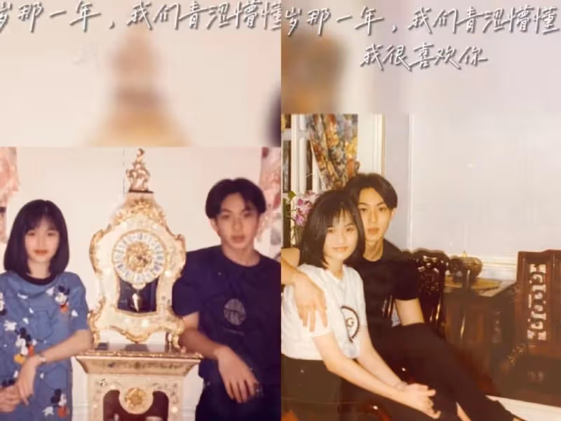 吳尊和妻子牽手接吻,慶祝相戀27周年,分享海量珍貴舊照回憶過去