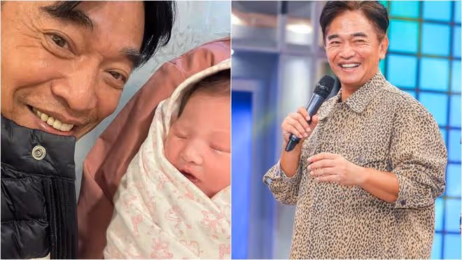 恭喜!吳宗憲當外公,抱外孫女激動落淚,稱讚小寶貝很可愛
