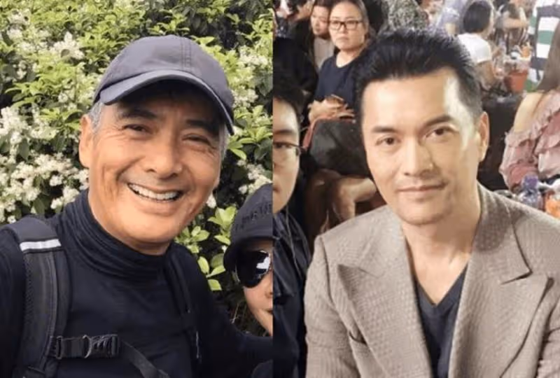 67歲周潤發顏值逆生長,與奧運冠軍同台比帥,狀態比年輕時還好!