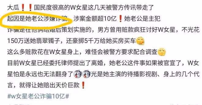 真假？王麗坤被曝已被帶走調查，老公涉嫌詐騙超8億，豪宅被查封
