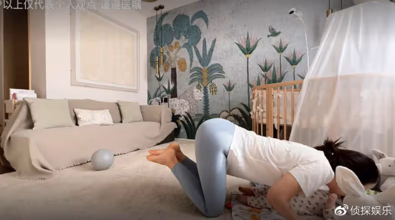 韓庚老婆分享盆底肌修復運動,5個月女兒罕出鏡,胖嘟嘟超可愛