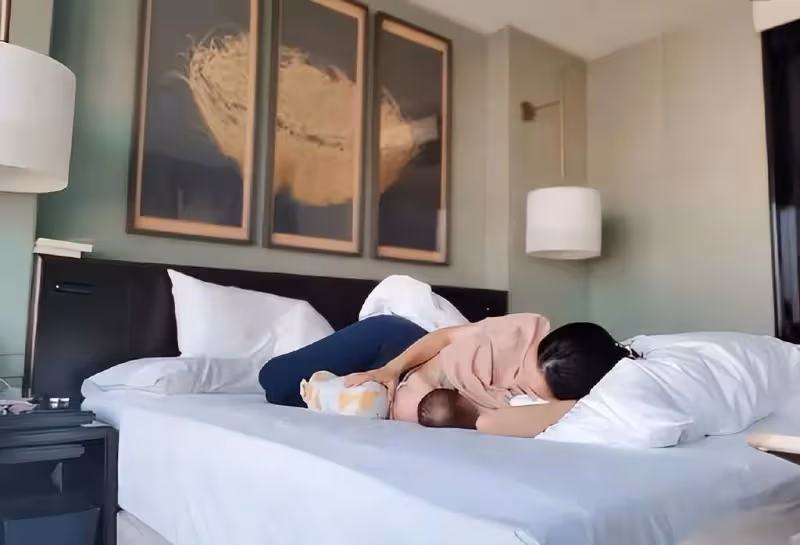 韓庚老婆分享盆底肌修復運動,5個月女兒罕出鏡,胖嘟嘟超可愛