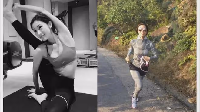 52歲李嘉欣秀健身背影照，白滑美背十分搶鏡，身材傲人無多餘贅肉