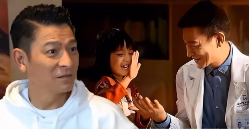 劉德華自稱劉煩惱，輔導女兒作業一臉無奈，調侃吳京不會加家長群