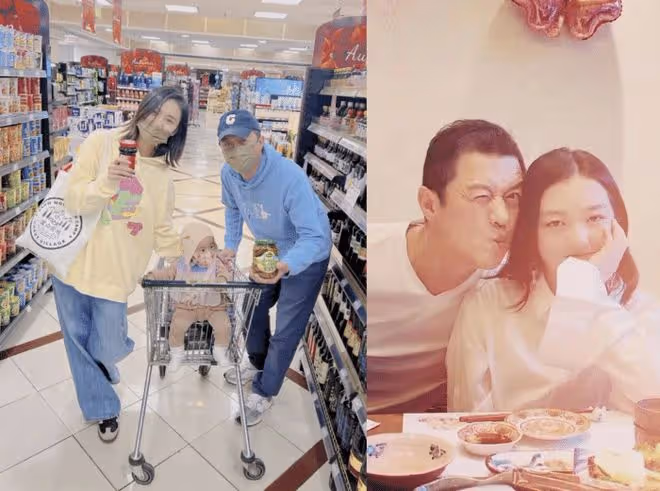 李亞鵬元宵節曬全家福,首次曝光女兒百日照,一家三口幸福洋溢