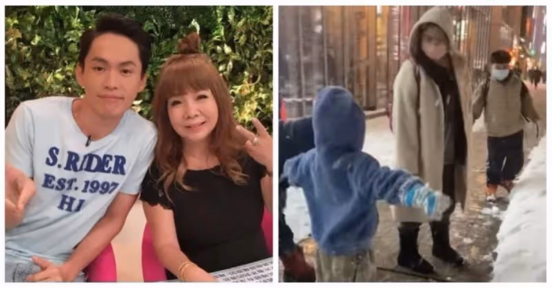 男星偕妻留台工作！明星阿嬤「一打四孫衝北海道」爽玩雪　畫面曝光「網讚最強阿嬤」