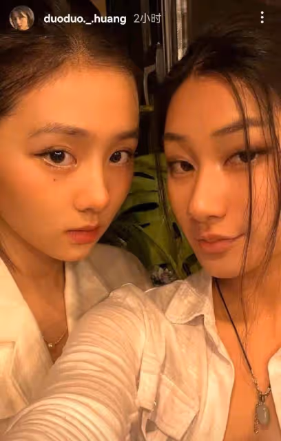 黃磊17歲女兒曬美照，穿低胸裙秀火辣身材，扮相成熟毫無學生氣