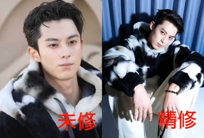 陸劇8位男星LV大秀「精修vs未修」對比!龔俊&朱一龍精修有差異,王鶴棣濃顏長相太吃香
