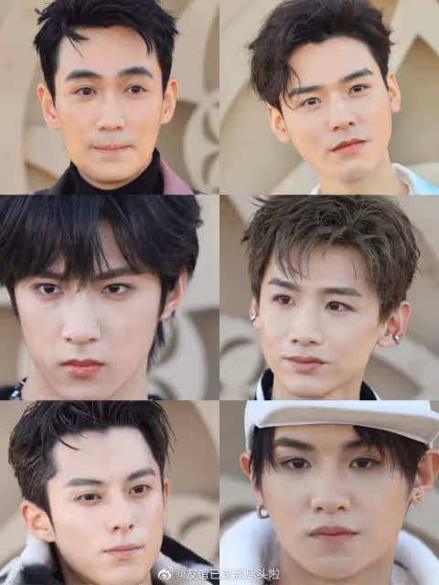 陸劇8位男星LV大秀「精修vs未修」對比!龔俊&朱一龍精修有差異,王鶴棣濃顏長相太吃香