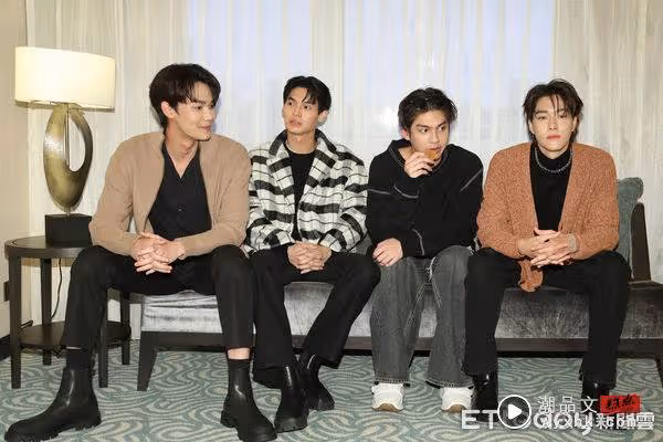 「泰國F4」記者會狀況連連:遲到1小時、Bright狂吃餅乾!見面會前晚仍泡夜店