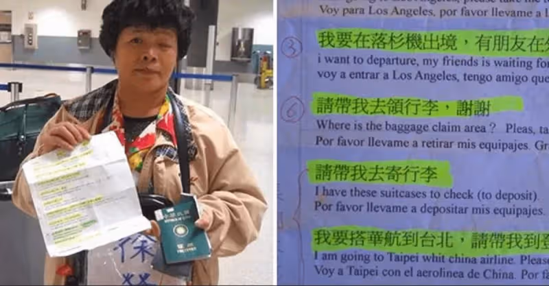 為幫女兒坐月子…台灣阿嬤「只拿小抄」獨自飛南美洲　網淚崩：偉大的母愛