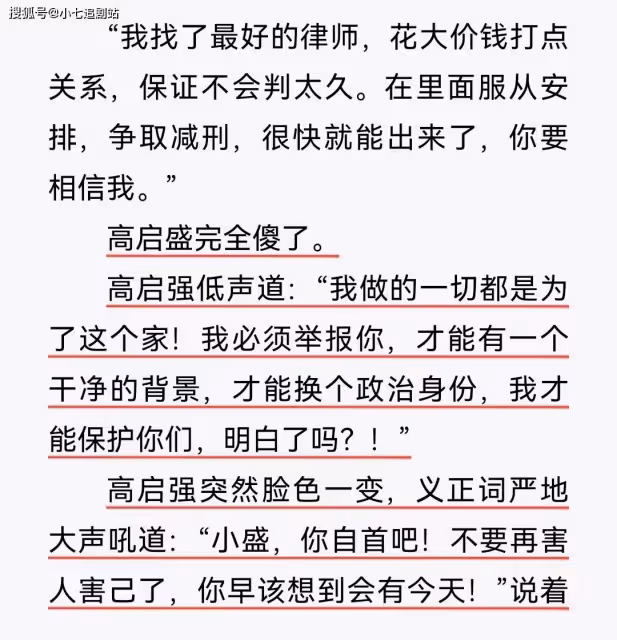 《狂飆》看到演員蘇小玎的解讀,才明白高啟盛為何不喜歡陳書婷