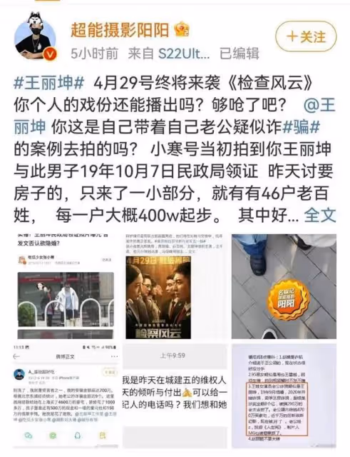 王麗坤老公疑2年詐騙近10億,超46戶人家被騙,女方花贓款買豪宅