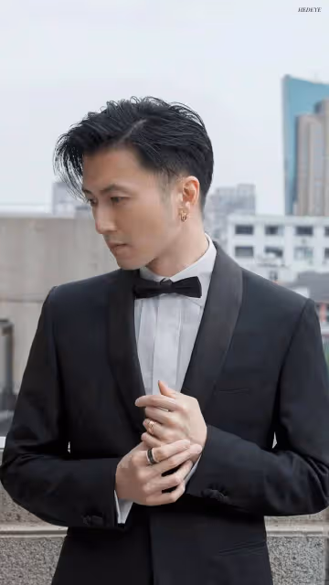 謝霆鋒近照:臉上皮膚粗糙毛孔粗大胡茬明顯,又沒洗頭很蒼老