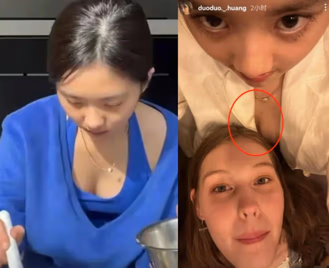 黃磊女兒曬同學合照!16歲仰拍身材露事業線被慫,網友:該訓斥下