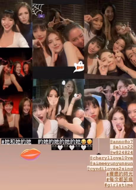 李靚蕾曬名媛聚會照，近況生活優越，率先贏得三個孩子的撫養權