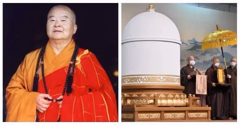 囑咐後事從簡！星雲大師「真身封龕畫面曝」弟子24小時守靈 「笑留8字遺言」信眾潸然淚下