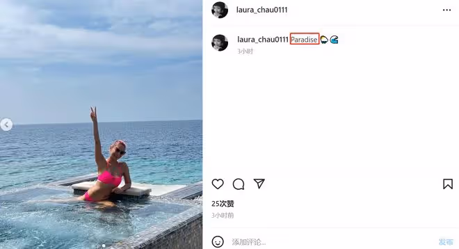 劉嘉玲攜親友海邊度假,眾人穿泳衣秀身材,曹查理外甥女黑到發光