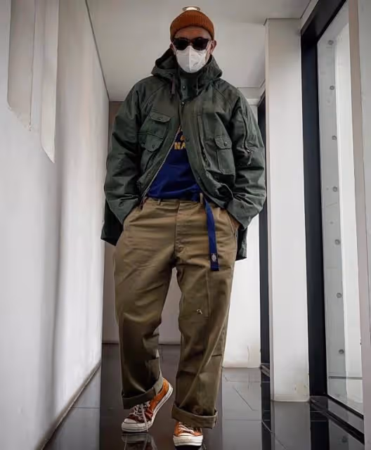 具俊曄最新扮酷:穿3年前的舊衣服自拍,自信又有嘻哈風