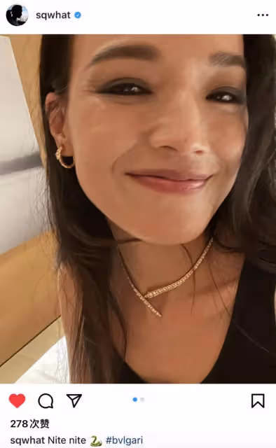 46歲舒淇自信懟臉拍,拒絕用濾鏡美顏,魚尾紋清晰可見但美貌不減