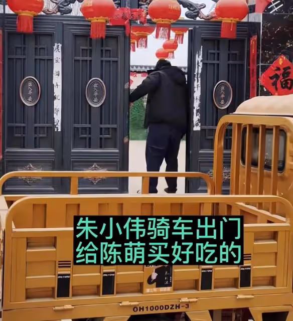 大衣哥給新兒媳買全屋新電器，陳萌牽著小偉的手露出笑容
