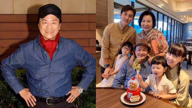 76歲狄龍發生車禍，百萬豪車被撞壞，妻子站在車旁很心疼