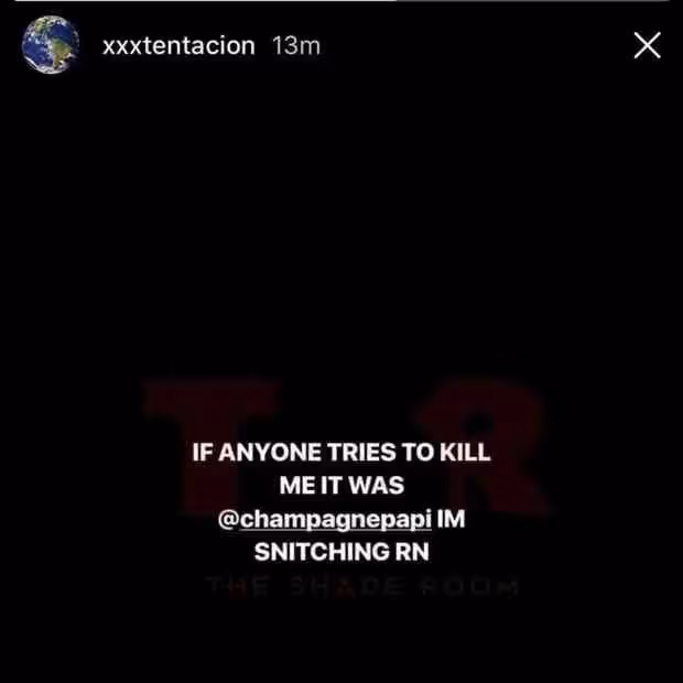Drake慘遭法院傳喚！成為殺害XXXTentacion的最大嫌疑人？