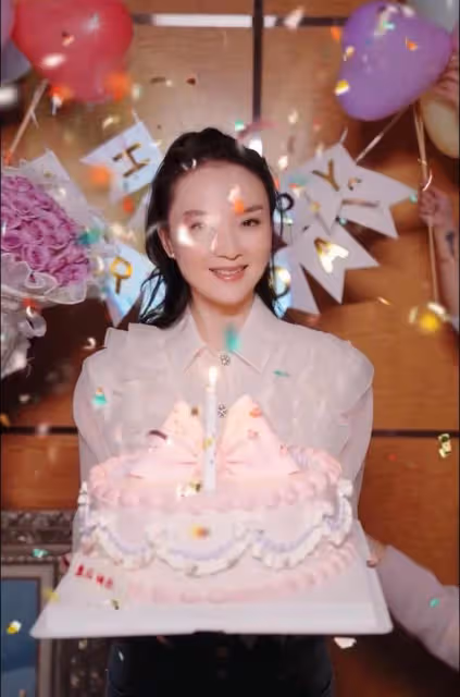 王艷曬照慶49歲生日,身旁未見老公身影,狀態輕鬆未受風波影響