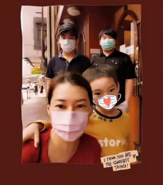 罕曬合照!前港姐感激兒子支持再婚組新家,攜兩子改嫁豪門成闊太