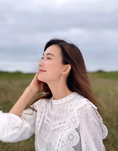 48歲林志玲真實照片疑似流出，狀態滿分，但膚質不是很好