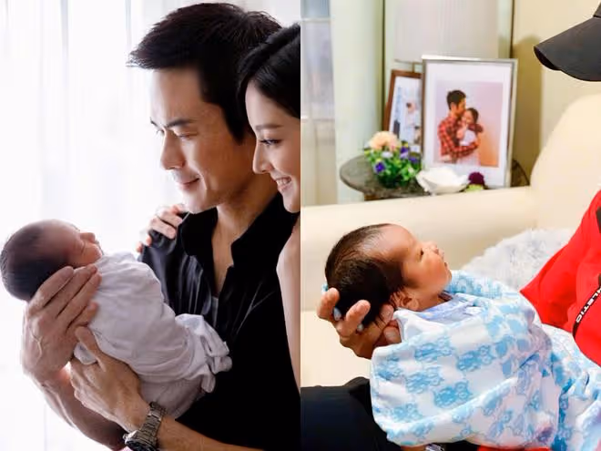 鄭嘉穎夫婦慶祝三胎兒子滿月,陳凱琳恢復元氣,寶寶長得像混血兒