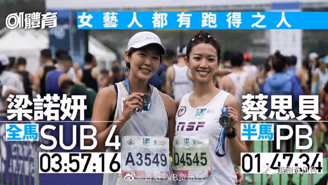 渣馬2023|周潤發1:03:58完成10K賽 蔡思貝時隔5年再跑半馬