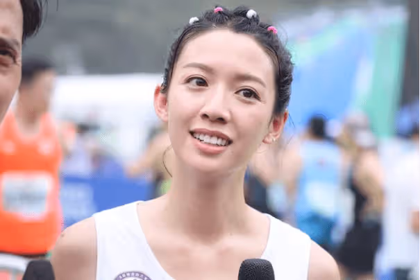 恭喜!TVB視後跑馬拉松破個人紀錄!緋聞男友參加落後:太快跟不上
