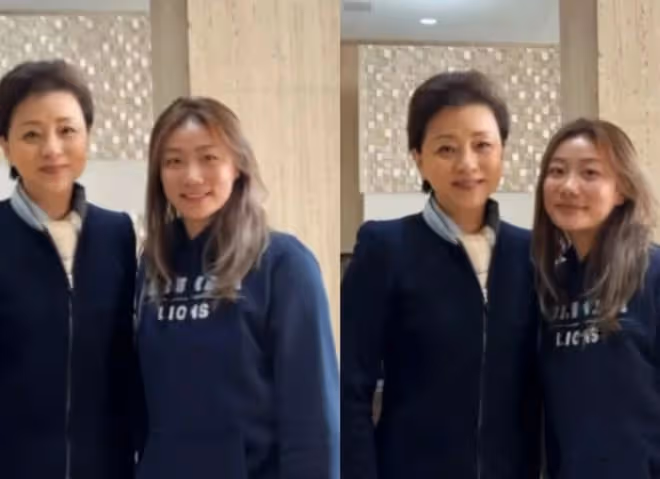 移民美國？54歲楊瀾在美授課，鬢角斑白不失優雅，富豪老公罕露面