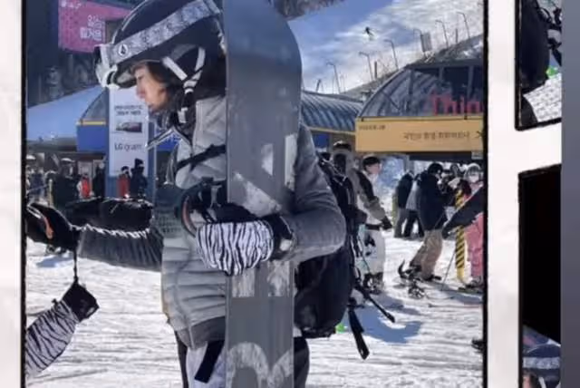 張柏芝謝霆鋒離婚11年同過情人節?疑帶娃滑雪,15歲長子少年老成