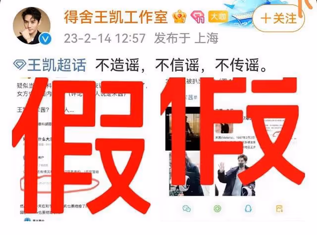 爆王凱將與神秘女星結婚,蔣欣王鷗譚松韻成懷疑對象,工作室回應