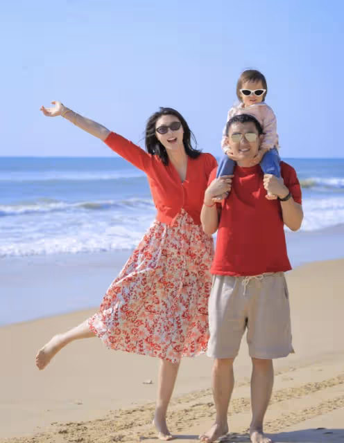 前女排隊長惠若琪情人節秀幸福,曬祖孫三代全家福,媽媽白髮搶鏡