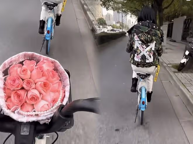 吳尊情人節帶老婆騎單車,親手為妻子做足底按摩,直呼這樣很浪漫