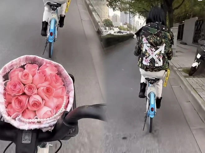 吳尊情人節帶老婆騎單車,親手為妻子做足底按摩,直呼這樣很浪漫